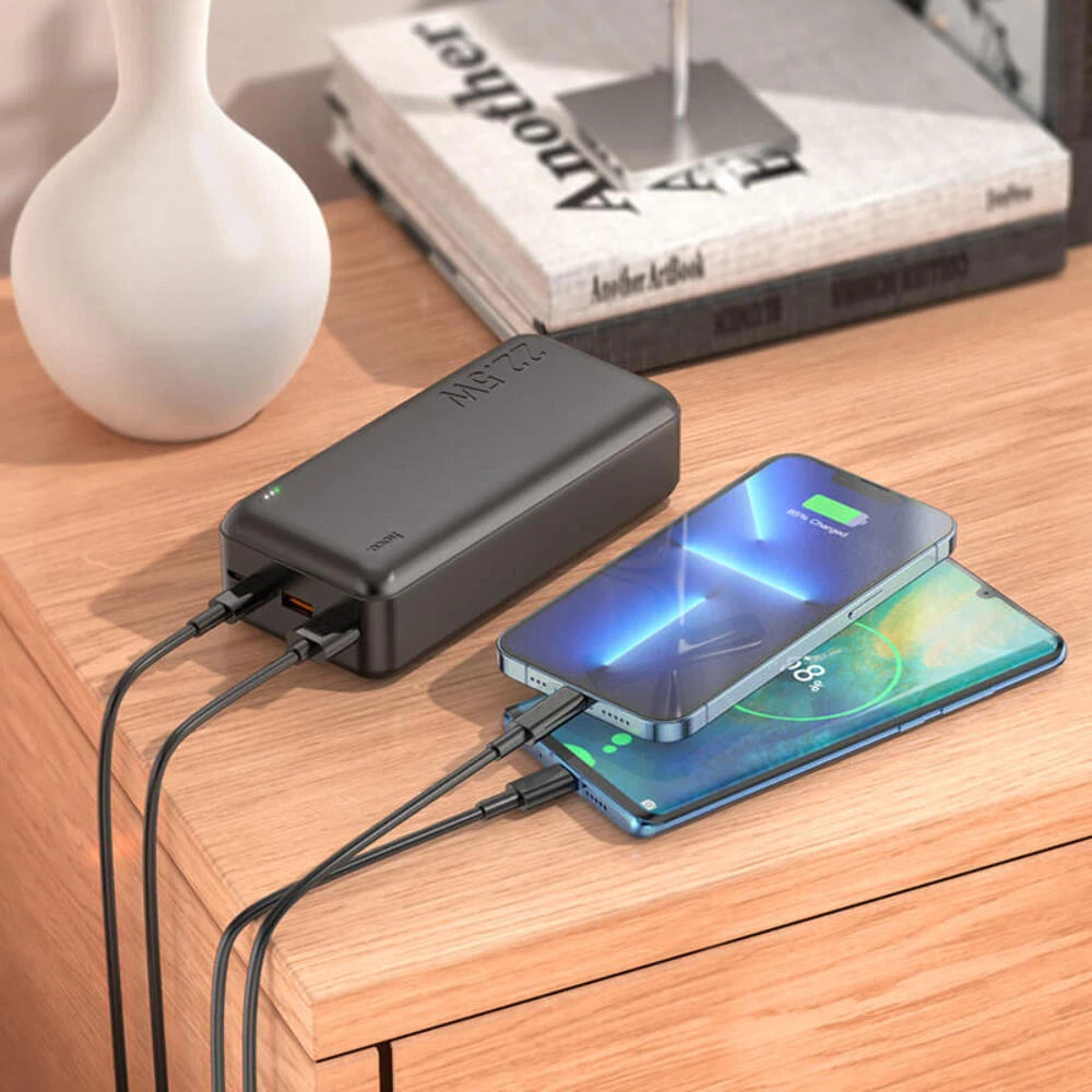 hoco. 22.5W Fast Charging Power Bank 30000mAh J101B Black hoco. 22.5W Fast Charging Power Bank 30000mAh J101B Black
